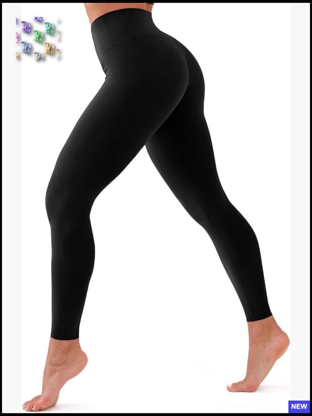 High Waisted Leggings Tummy Control Workout Yoga Pants Non See Through